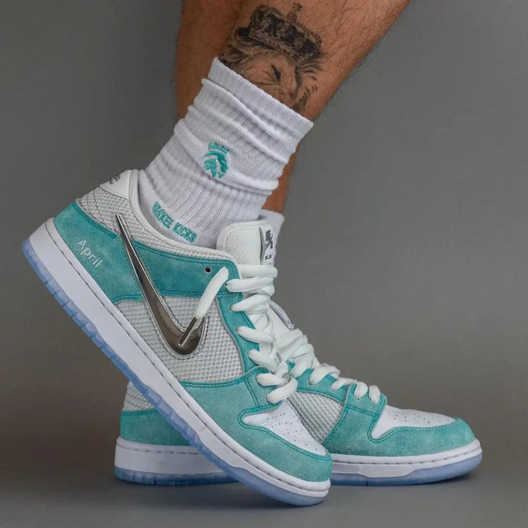 April Skateboards x Nike Dunk Low SB 'Turbo Green'