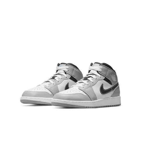 Air Jordan 1 Mid Light Smoke Grey (GS)