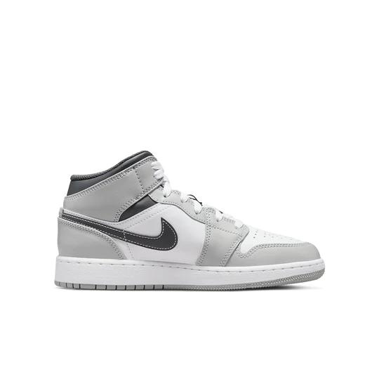 Air Jordan 1 Mid Light Smoke Grey (GS)