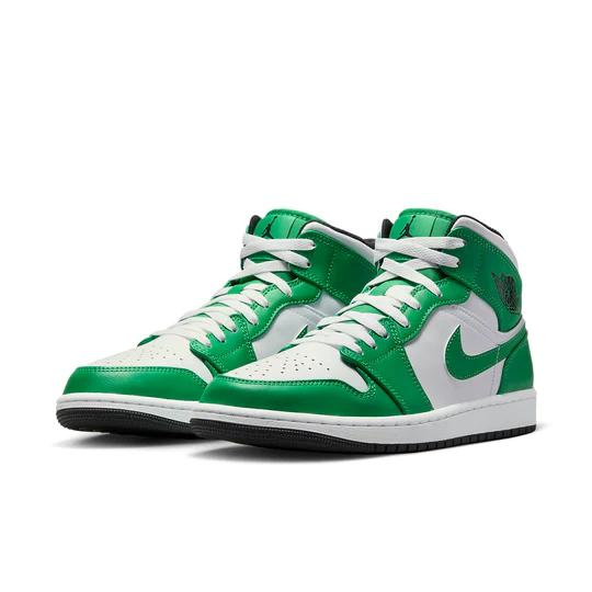 Air Jordan 1 Mid Lucky Green