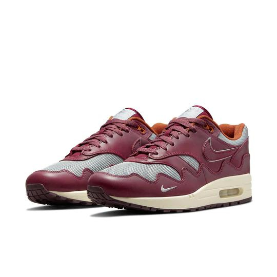Air Max 1 Patta Waves Rush Maroon (With Bracelet)
