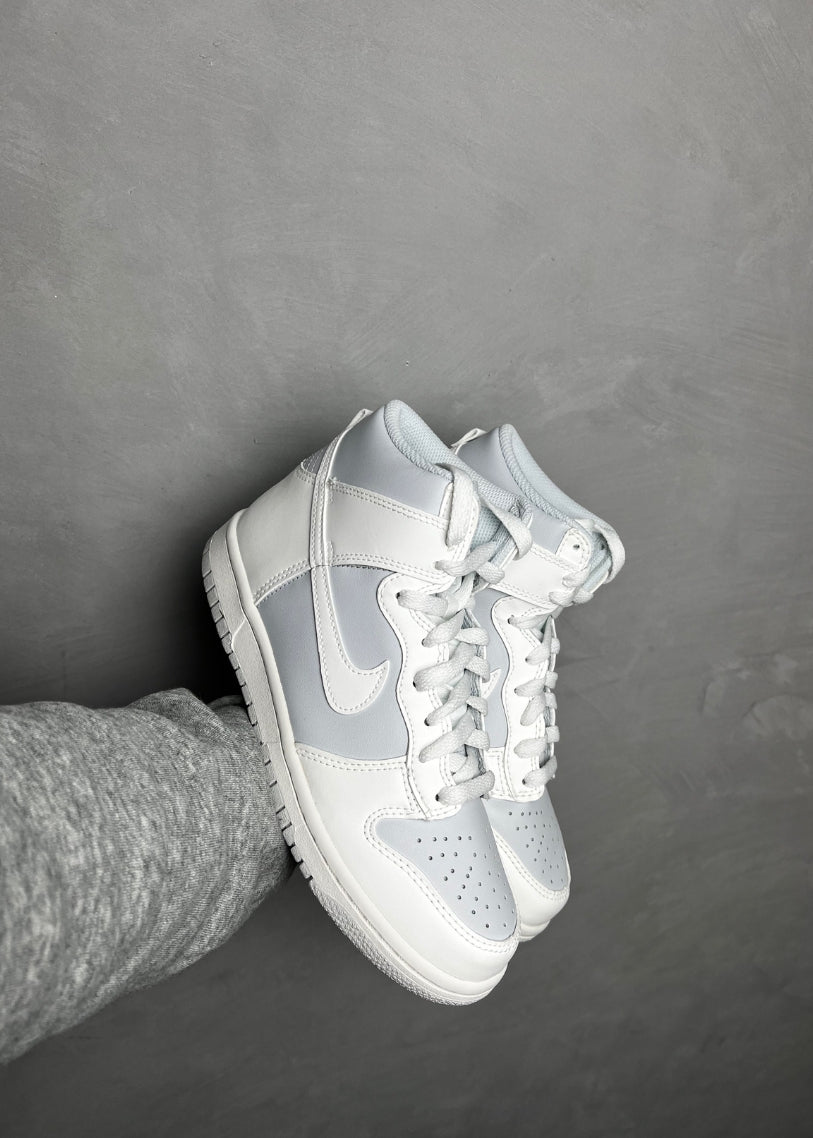 Dunk High Summit White Football Grey (GS)